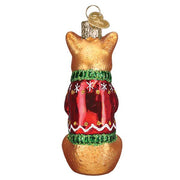 Old World Christmas Christmas Corgi Ornament