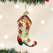 Old World Christmas Christmas Cowgirl Boot
