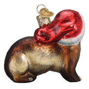 Old World Christmas Christmas Ferret Ornament