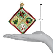 Old World Christmas Christmas Quilt Ornament