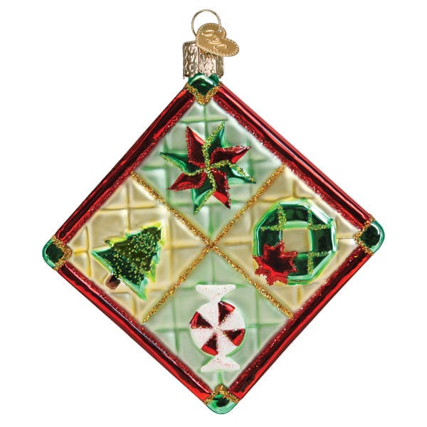 Old World Christmas Christmas Quilt Ornament