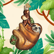 Old World Christmas Christmas Sloth Ornament