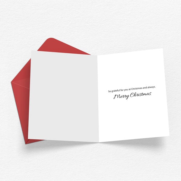 Old World Christmas Christmas Tree Christmas Card