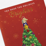 Old World Christmas Christmas Tree Christmas Card