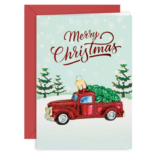 Old World Christmas Christmas Truck Christmas Card