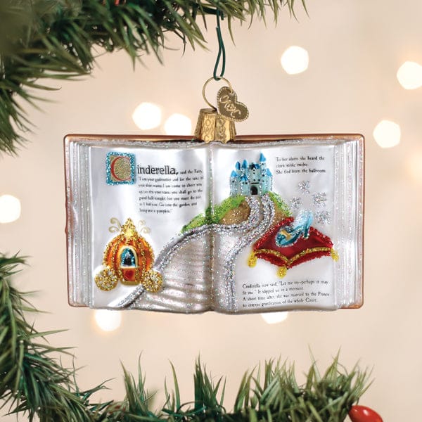 Old World Christmas Cinderella Book Ornament