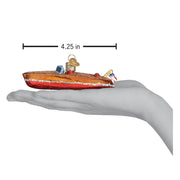 Old World Christmas Classic Wooden Boat