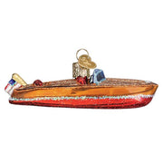 Old World Christmas Classic Wooden Boat