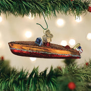 Old World Christmas Classic Wooden Boat