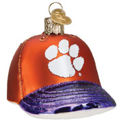 Old World Christmas Clemson Baseball Cap Ornament