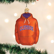 Old World Christmas Clemson Hoodie Ornament