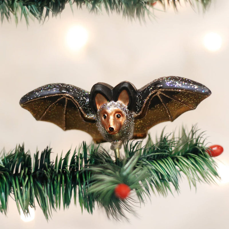 Old World Christmas Clip-on Bat Ornament