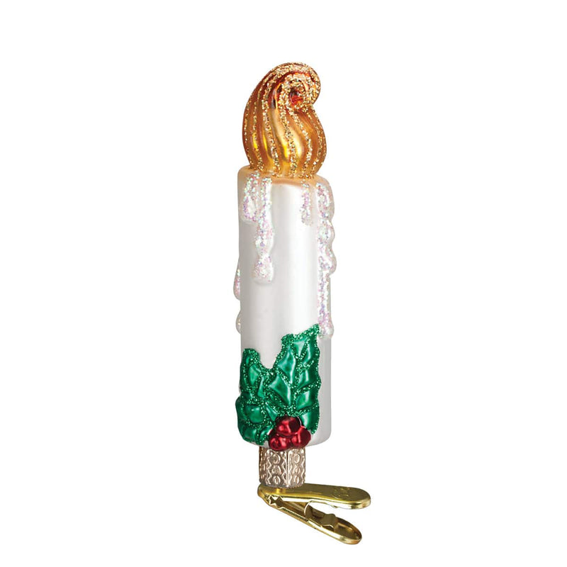 Old World Christmas Clip-on Candle Ornament