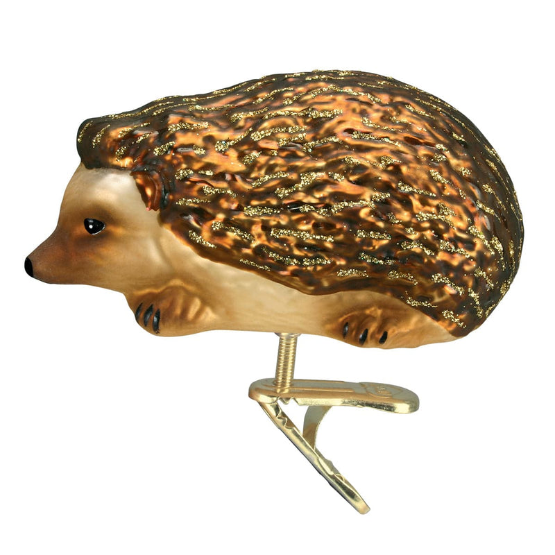 Old World Christmas Clip-on Hedge Hog Ornament