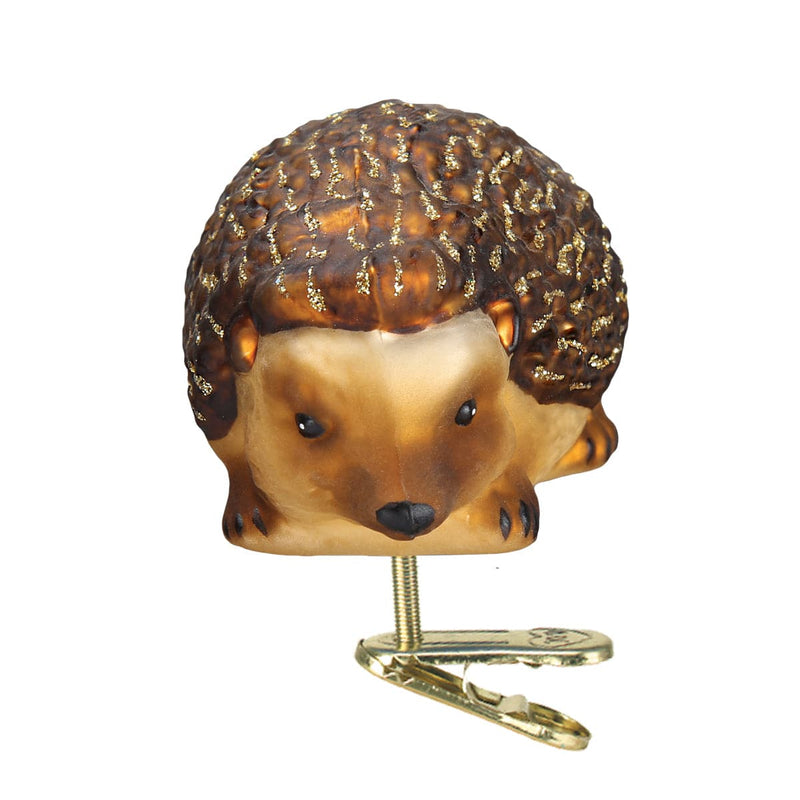 Old World Christmas Clip-on Hedge Hog Ornament