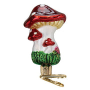 Old World Christmas Clip-on Mushrooms Ornament
