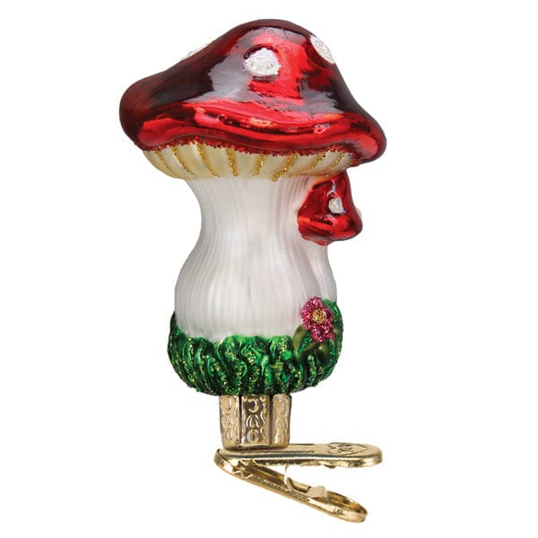 Old World Christmas Clip-on Mushrooms Ornament