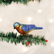 Old World Christmas Clip-On Western Bluebird