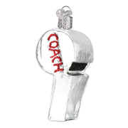 Old World Christmas Coach's Whistle Ornament