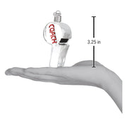 Old World Christmas Coach's Whistle Ornament