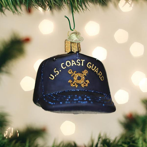 Old World Christmas Coast Guard Cap Ornament