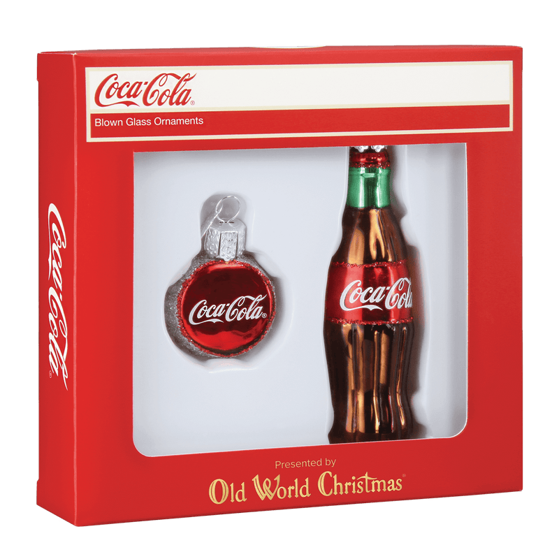 Old World Christmas Coca-Cola® Bottle Ornament Set