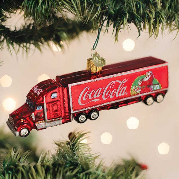 Old World Christmas Coca-cola Christmas Truck Ornament