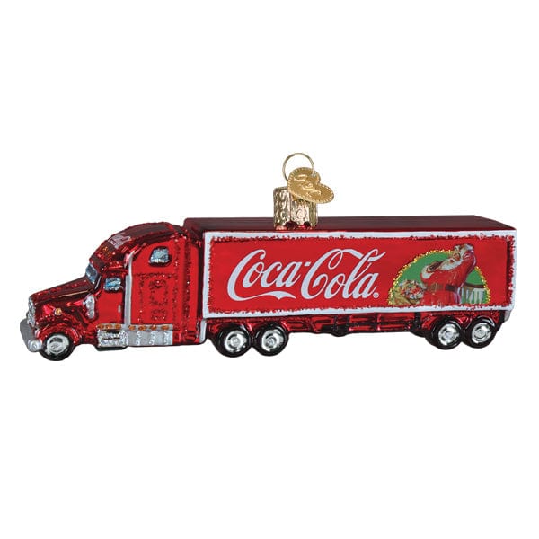Old World Christmas Coca-cola Christmas Truck Ornament
