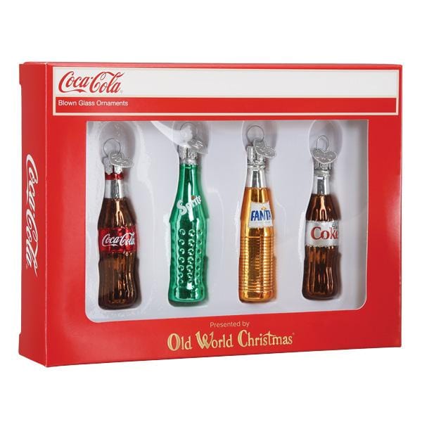 Old World Christmas Coca-Cola® Mini Beverage Ornament Set