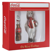 Old World Christmas Coca-Cola® Polar Bear Ornament Set
