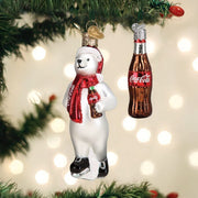Old World Christmas Coca-Cola® Polar Bear Ornament Set