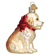 Old World Christmas Cockapoo Puppy Ornament