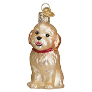 Old World Christmas Cockapoo Puppy Ornament