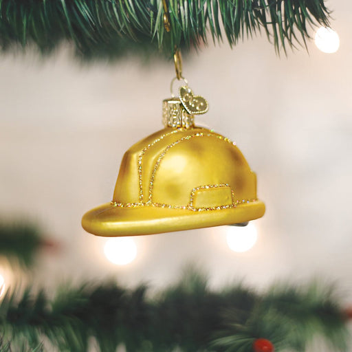 Old World Christmas Construction Helmet