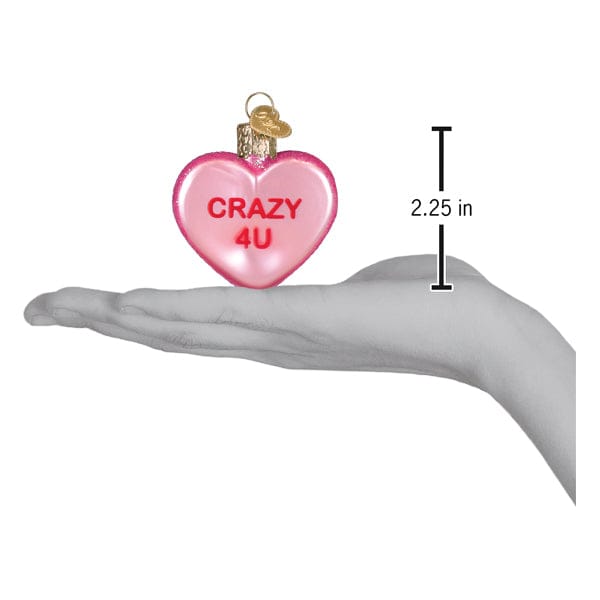 Old World Christmas Conversation Hearts Set Ornament