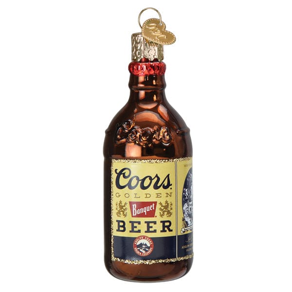 Old World Christmas Coors Banquet Bottle Ornament