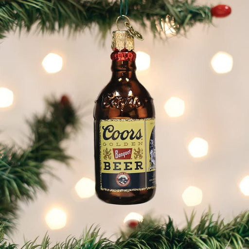 Old World Christmas Coors Banquet Bottle Ornament