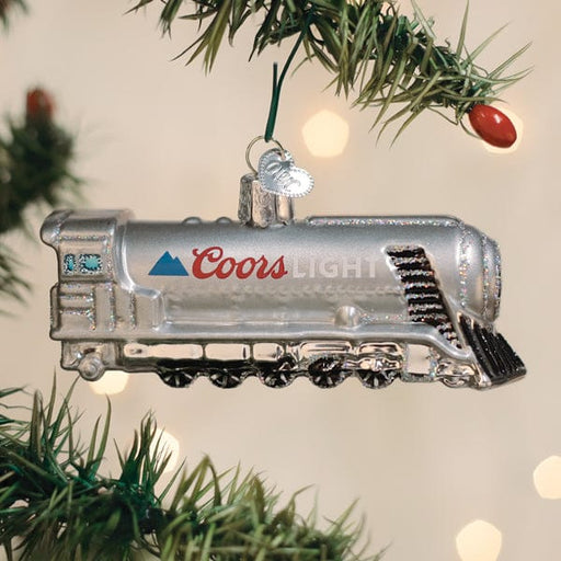 Old World Christmas Coors Light Chill Train Ornament