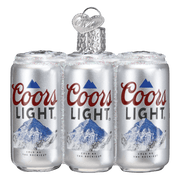 Old World Christmas Coors Light Six Pack Ornament