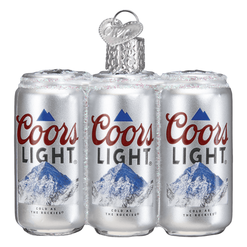Old World Christmas Coors Light Six Pack Ornament