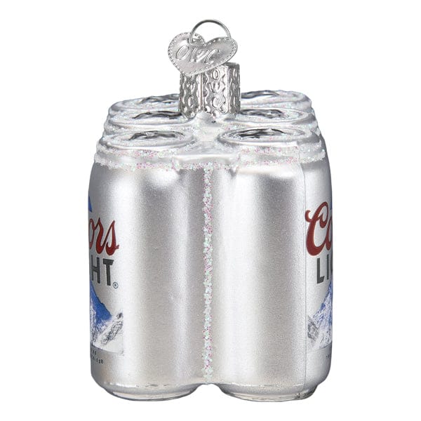Old World Christmas Coors Light Six Pack Ornament