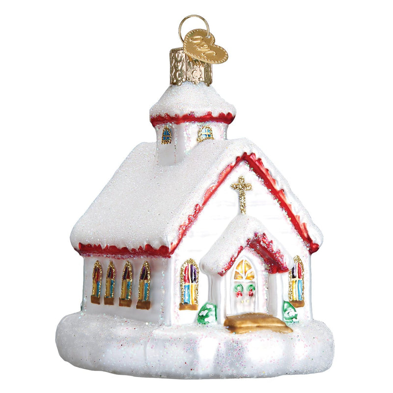Old World Christmas Country Church Ornament