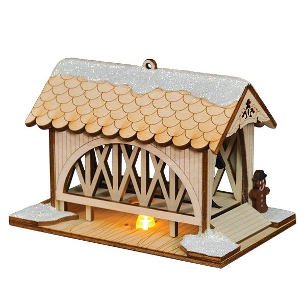 Old World Christmas Covered Bridge-Amish Buggy