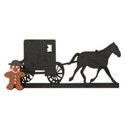 Old World Christmas Covered Bridge-Amish Buggy