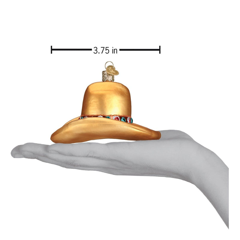 Old World Christmas Cowboy Hat Ornament