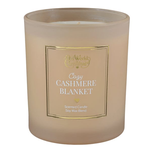 Old World Christmas Cozy Cashmere Blanket Candle