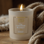 Old World Christmas Cozy Cashmere Blanket Candle