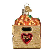 Old World Christmas Crate Of Oranges Ornament