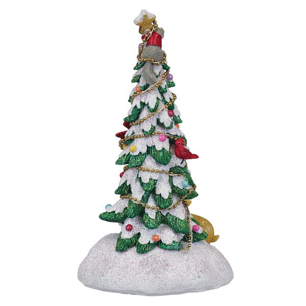 Old World Christmas Critter Tree Lighted Figurine