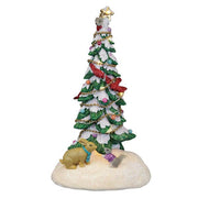 Old World Christmas Critter Tree Lighted Figurine